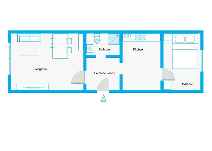 The Gleditsch - Schoeneberg Location, 1br, 1 Living Room, Group Friendly, Ideal For 2 - 4 Guests *