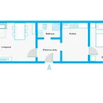 The Gleditsch - Schoeneberg Location, 1br, 1 Living Room, Group Friendly, Ideal For 2 - 4 Guests *